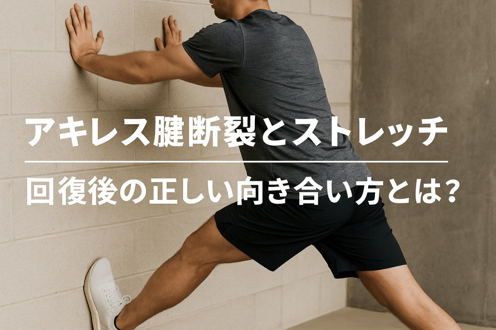 アキレス腱断裂とストレッチ ― 回復後の正しい向き合い方とは？